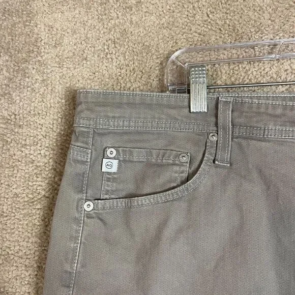 AG Adriano Goldschmied Everett Jeans Mens 40 x 32 Gray Slim Straight Cloud Soft - Picture 3 of 11